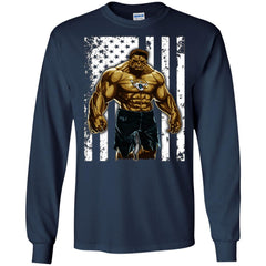 Giants Hulk Jacksonville Jaguars T-shirt Flag Men Long Sleeve Shirt Men Long Sleeve Shirt - parenttees