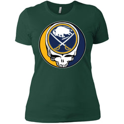 Buffalo Sabres Grateful Dead Steal Your Face Hockey Nhl Shirts Women Cotton T-Shirt