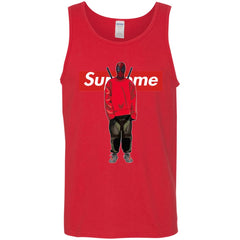 Supreme Deadpool Hiphop T-shirt Men Cotton Tank Men Cotton Tank - parenttees