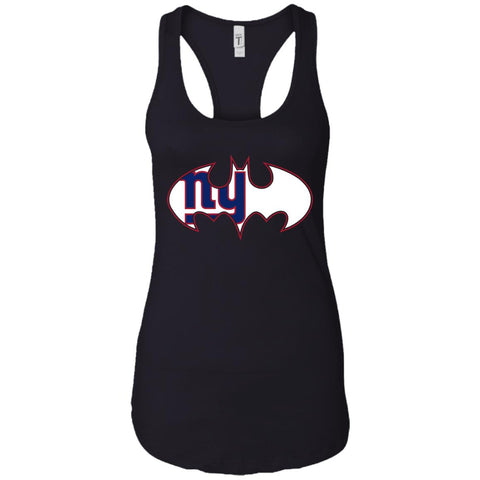 We Are The New York Giants Batman Nfl Mashup Women Tank Top Black / X-Small Women Tank Top - parenttees