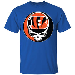 Cincinnati Bengals Grateful Dead Steal Your Face Football Nfl Shirts Men Cotton T-Shirt Men Cotton T-Shirt - parenttees