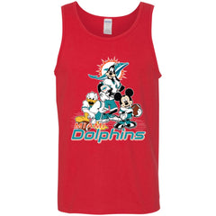 Mickey Mouse Miami Dolphins American Football Nfl Sports Shirt Men Cotton Tank Men Cotton Tank - parenttees