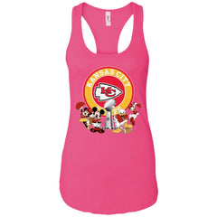 Nfl – Kansas City Chiefs Super Bowl 2019 Mickey Mouse Minnie Mouse Donald Duck Daisy Duck Football Women Tank Top Women Tank Top - parenttees