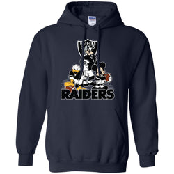 Mickey Mouse Oakland Raiders American Football Nfl Sports Shirt Pullover Hoodie Sweatshirt