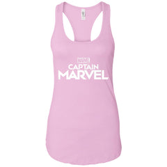 Marvel Captain Marvel Movie Logo White Women Tank Top Women Tank Top - parenttees