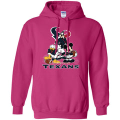 Mickey Mouse Houston Texans American Football Nfl Sports Shirt Pullover Hoodie Sweatshirt Pullover Hoodie Sweatshirt - parenttees