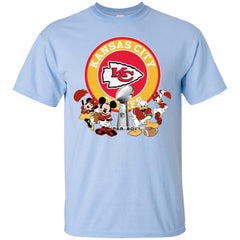 Nfl – Kansas City Chiefs Super Bowl 2019 Mickey Mouse Minnie Mouse Donald Duck Daisy Duck Football Men Cotton T-Shirt Men Cotton T-Shirt - parenttees