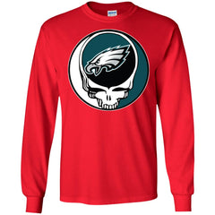 Philadelphia Eagles Grateful Dead Steal Your Face Football Nfl Shirts Men Long Sleeve Shirt Men Long Sleeve Shirt - parenttees