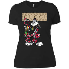 Gucci Rabbit Snake Gift Birthday T-shirt Women Cotton T-Shirt Women Cotton T-Shirt - parenttees