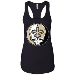 New Orleans Saints Grateful Dead Steal Your Face Football Nfl Shirts Women Tank Top