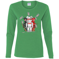 Supreme Lego Robot T-shirt Women Long Sleeve Shirt Women Long Sleeve Shirt - parenttees