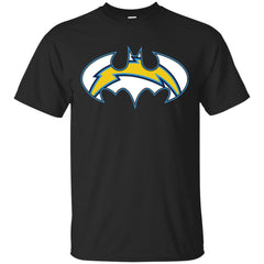 We Are The Los Angeles Chargers Batman Nfl Mashup Men Cotton T-Shirt Men Cotton T-Shirt - parenttees