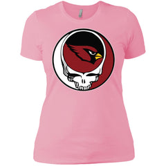 Arizona Cardinals Grateful Dead Steal Your Face Football Nfl Shirts Women Cotton T-Shirt Women Cotton T-Shirt - parenttees