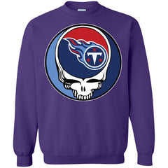 Tennessee Titans Grateful Dead Steal Your Face Football Nfl Shirts Crewneck Pullover Sweatshirt Crewneck Pullover Sweatshirt - parenttees