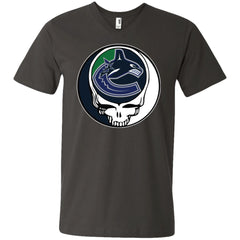 Vancouver Canucks Grateful Dead Steal Your Face Hockey Nhl Shirts Men V-Neck T-Shirt Men V-Neck T-Shirt - parenttees