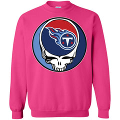 Tennessee Titans Grateful Dead Steal Your Face Football Nfl Shirts Crewneck Pullover Sweatshirt Crewneck Pullover Sweatshirt - parenttees