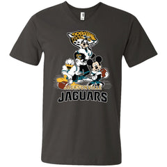 Mickey Mouse Jacksonville Jaguar American Football Nfl Sports Shirt Men V-Neck T-Shirt Men V-Neck T-Shirt - parenttees