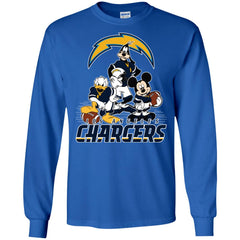 Mickey Mouse Los Angeles Chargers American Football Nfl Sports Shirt Men Long Sleeve Shirt Men Long Sleeve Shirt - parenttees