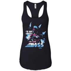 Captain Marvel I'm The Boss Space Blue Red Women Tank Top Women Tank Top - parenttees