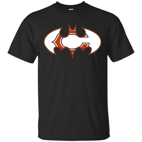 We Are The Chicago Bears Batman Nfl Mashup Men Cotton T-Shirt Black / S Men Cotton T-Shirt - parenttees