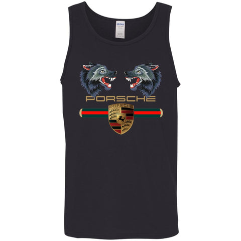 Trending Gucci Porsche Vip Shirt Men Cotton Tank Black / X-Small Men Cotton Tank - parenttees