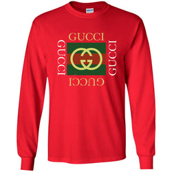 Gucci Logo Gift T-shirt Men Long Sleeve Shirt