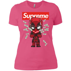 Supreme Deadpool Funny T-shirt Women Cotton T-Shirt Women Cotton T-Shirt - parenttees