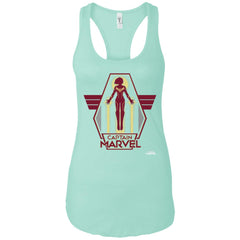 Captain Marvel Red Yellow Flight Powers Women Tank Top Women Tank Top - parenttees