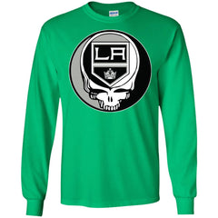 Los Angeles Kings Grateful Dead Steal Your Face Hockey Nhl Shirts Men Long Sleeve Shirt Men Long Sleeve Shirt - parenttees