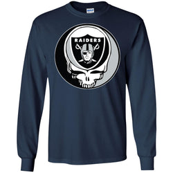 Oakland Raiders Grateful Dead Steal Your Face Football Nfl Shirts Men Long Sleeve Shirt