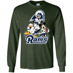 Mickey Mouse Los Angeles Rams American Football Nfl Sports Shirt Men Long Sleeve Shirt Men Long Sleeve Shirt - parenttees