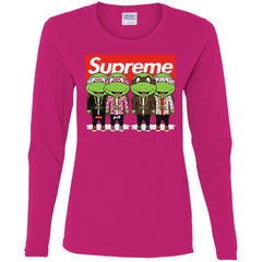 Supreme Turtle T-shirt Women Long Sleeve Shirt Women Long Sleeve Shirt - parenttees