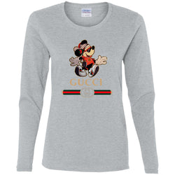 Gucci Mickey Fashion Stylelist Music T-shirt Women Long Sleeve Shirt