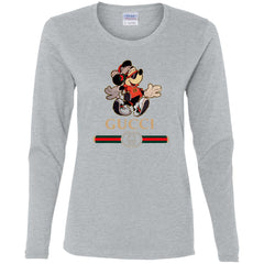 Gucci Mickey Fashion Stylelist Music T-shirt Women Long Sleeve Shirt Women Long Sleeve Shirt - parenttees