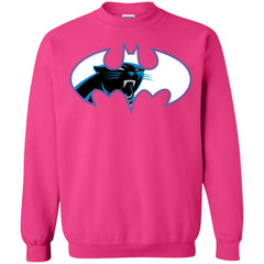 We Are The Carolina Panthers Batman Nfl Mashup Crewneck Pullover Sweatshirt Crewneck Pullover Sweatshirt - parenttees