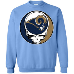 Los Angeles Rams Grateful Dead Steal Your Face Football Nfl Shirts Crewneck Pullover Sweatshirt Crewneck Pullover Sweatshirt - parenttees