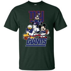 Mickey Mouse New York Giants American Football Nfl Sports Shirt Men Cotton T-Shirt Men Cotton T-Shirt - parenttees