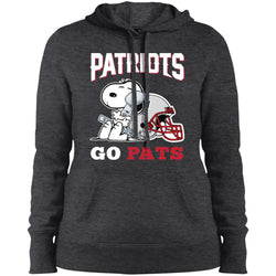 Go Pats - New England Patriots Super Bowl 2019 Snoopy Football Nfl Women Hooded Sweatshirt