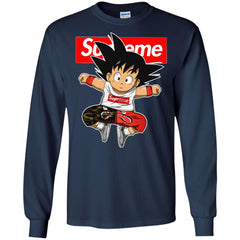 Supreme Dragon Ball Goku T-shirt Men Long Sleeve Shirt Men Long Sleeve Shirt - parenttees