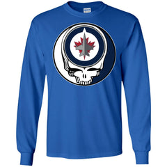 Winnipeg Jets Grateful Dead Steal Your Face Hockey Nhl Shirts Men Long Sleeve Shirt Men Long Sleeve Shirt - parenttees