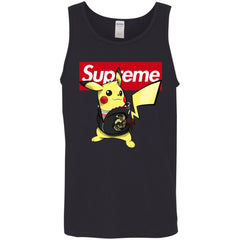 Supreme Pikachu T-shirt Men Cotton Tank Men Cotton Tank - parenttees