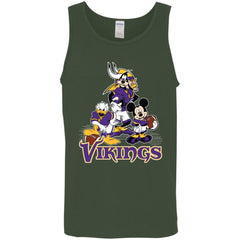 Mickey Mouse Minnesota Vikings American Football Nfl Sports Shirt Men Cotton Tank Men Cotton Tank - parenttees