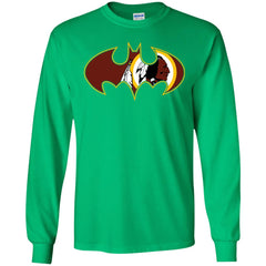 We Are The Washington Redskins Batman Nfl Mashup Men Long Sleeve Shirt Men Long Sleeve Shirt - parenttees