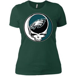 Philadelphia Eagles Grateful Dead Steal Your Face Football Nfl Shirts Women Cotton T-Shirt