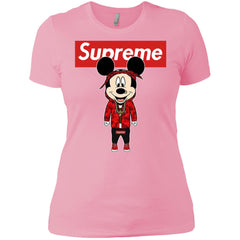 Supreme Mickey Style Fashion T-shirt Women Cotton T-Shirt Women Cotton T-Shirt - parenttees