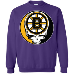 Boston Bruins Grateful Dead Steal Your Face Hockey Nhl Shirts Crewneck Pullover Sweatshirt Crewneck Pullover Sweatshirt - parenttees