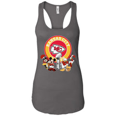 Nfl – Kansas City Chiefs Super Bowl 2019 Mickey Mouse Minnie Mouse Donald Duck Daisy Duck Football Women Tank Top Women Tank Top - parenttees