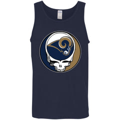 Los Angeles Rams Grateful Dead Steal Your Face Football Nfl Shirts Men Cotton Tank Men Cotton Tank - parenttees