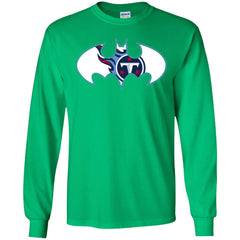 We Are The Tennessee Titans Batman Nfl Mashup Men Long Sleeve Shirt Men Long Sleeve Shirt - parenttees