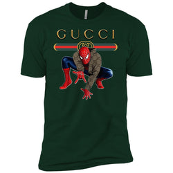 Spider Man Gucci Funny  Trend T- Shirt Men Short Sleeve T-Shirt